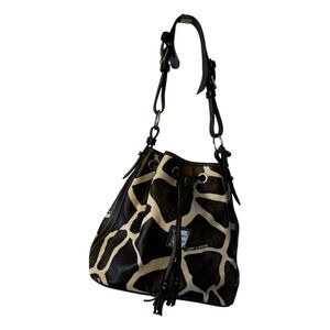 Dooney & Bourke | Giraffe Print Bucket Bag